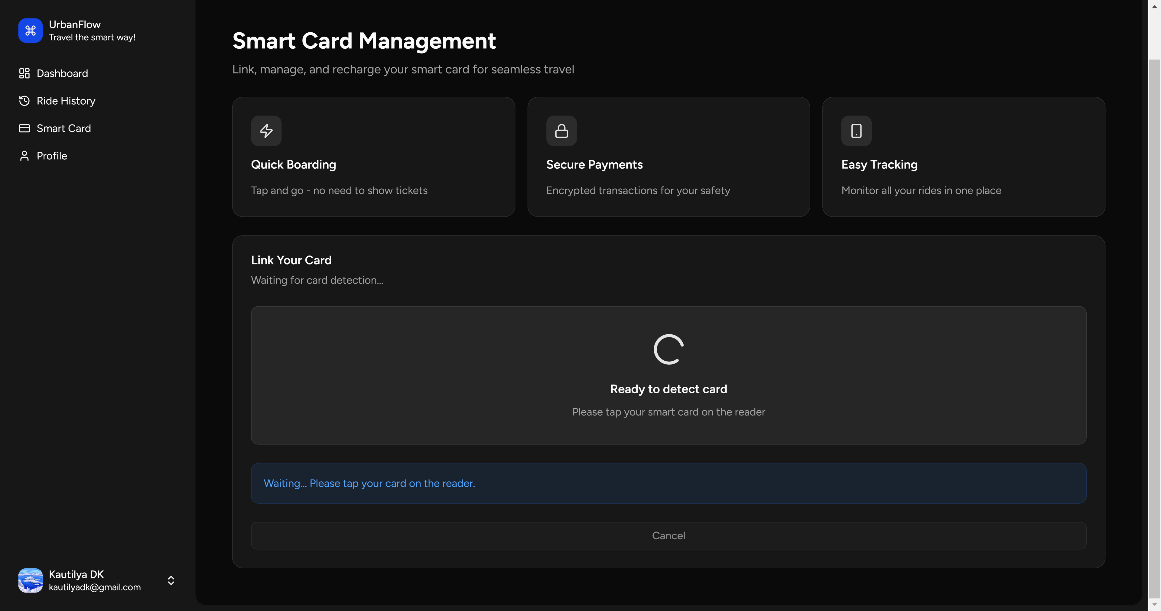 Smart Card Linking Process